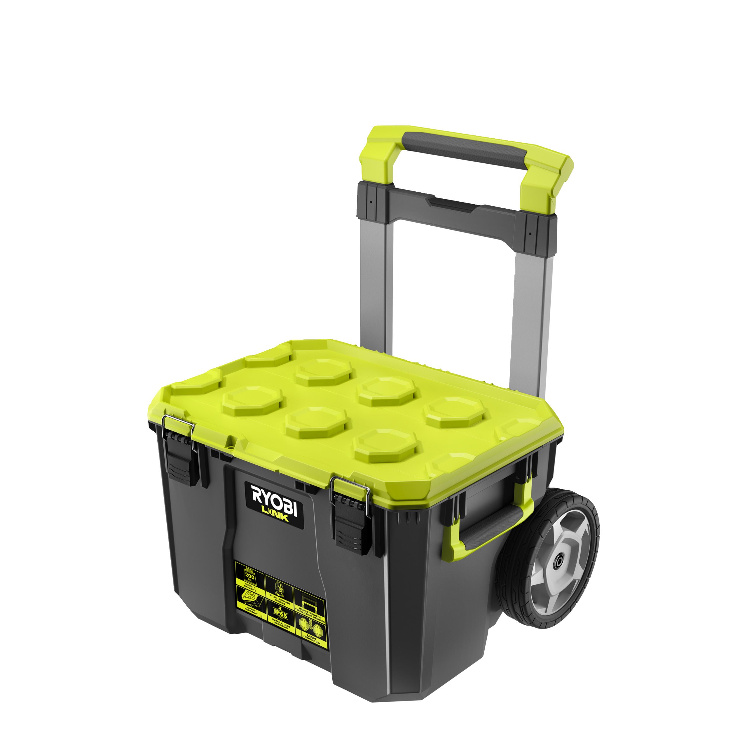 Skrzynia narzędziowa z kołami, udźwig do 90,7 kg, element systemu RYOBI LINK