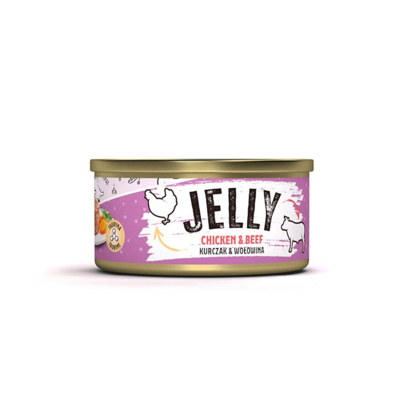 MR. BANDIT JELLY CHICKEN WITH BEEF - tuńczyk z kurczakiem w galaretce dla kota
