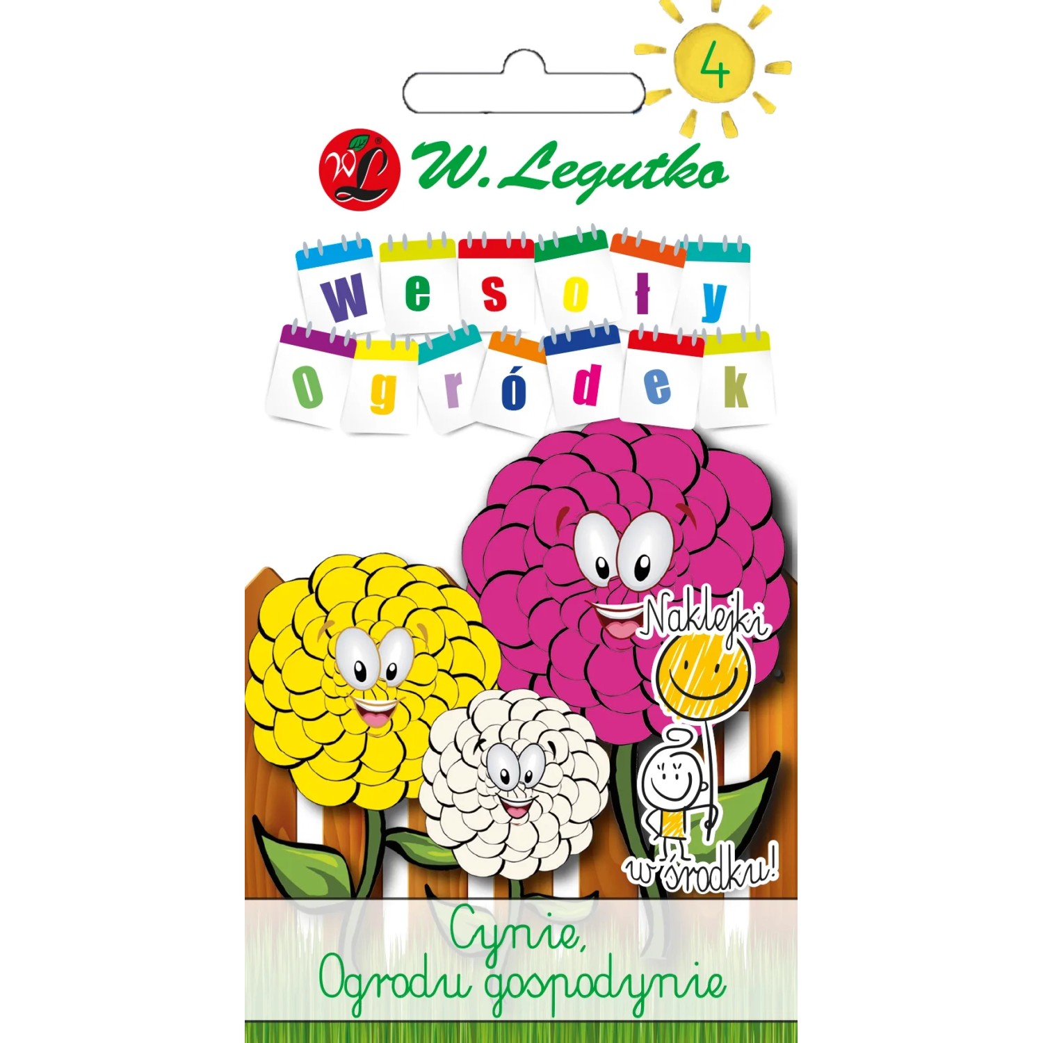 Legutko Wesoły ogródek Cynia wytworna daliowa mieszanka