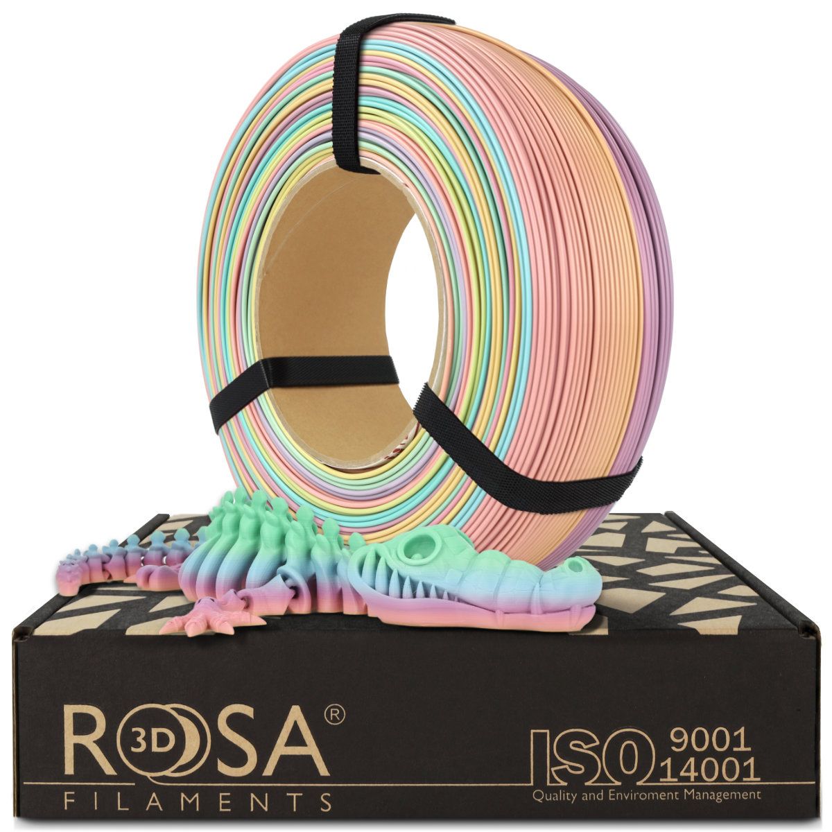 FILAMENT 3D ReFill PLA Rainbow Pastel (Refill 1kg / 1.75mm)