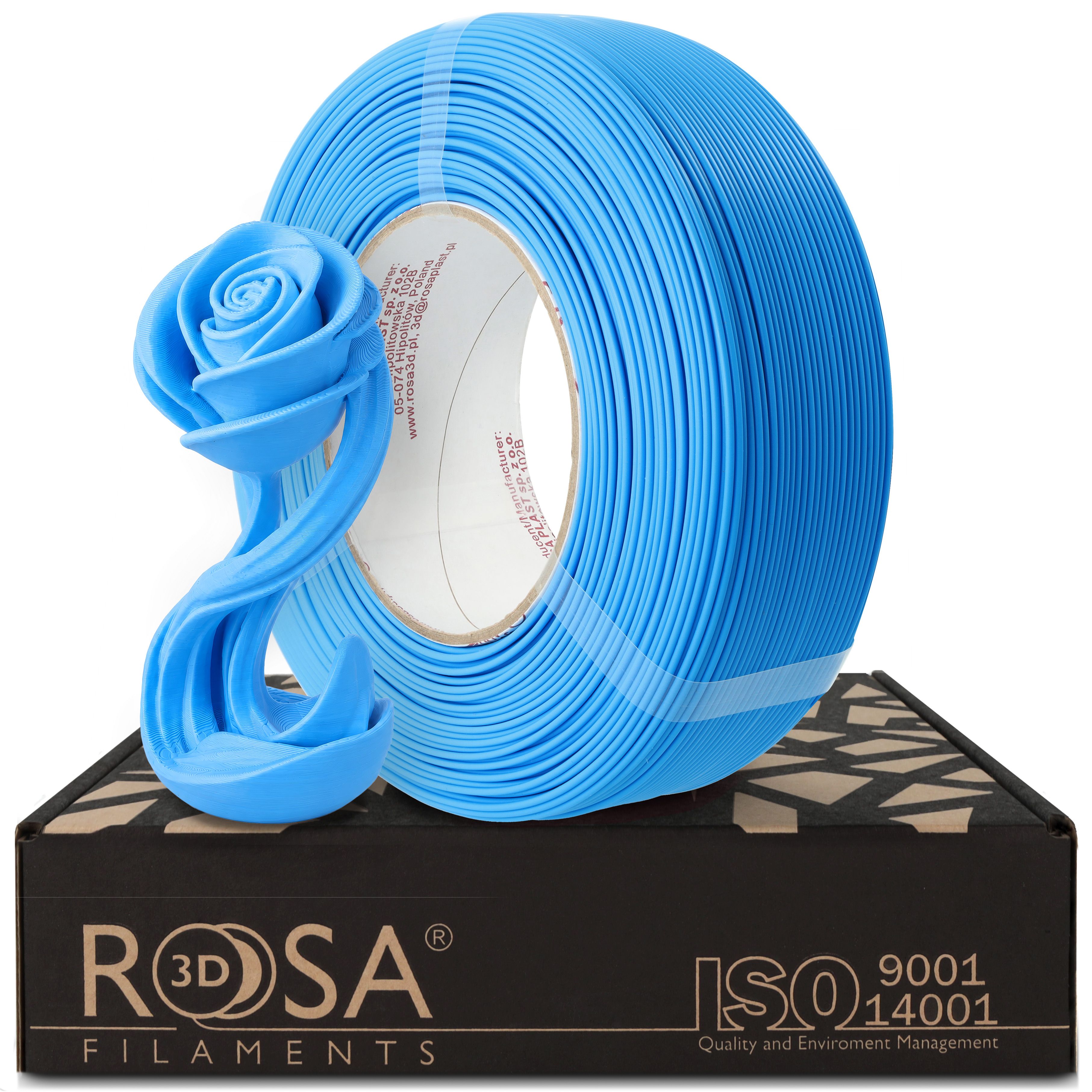 FILAMENT 3D ReFill PLA Starter Light Blue (Refill 1kg / 1.75mm)