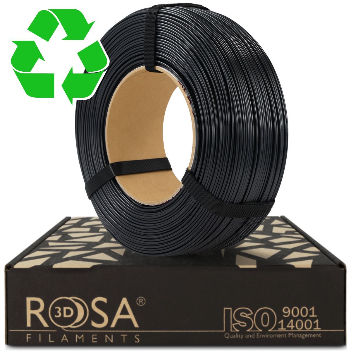 FILAMENT 3D ReFill R-PCTG Black (Refill 1kg / 1.75mm)