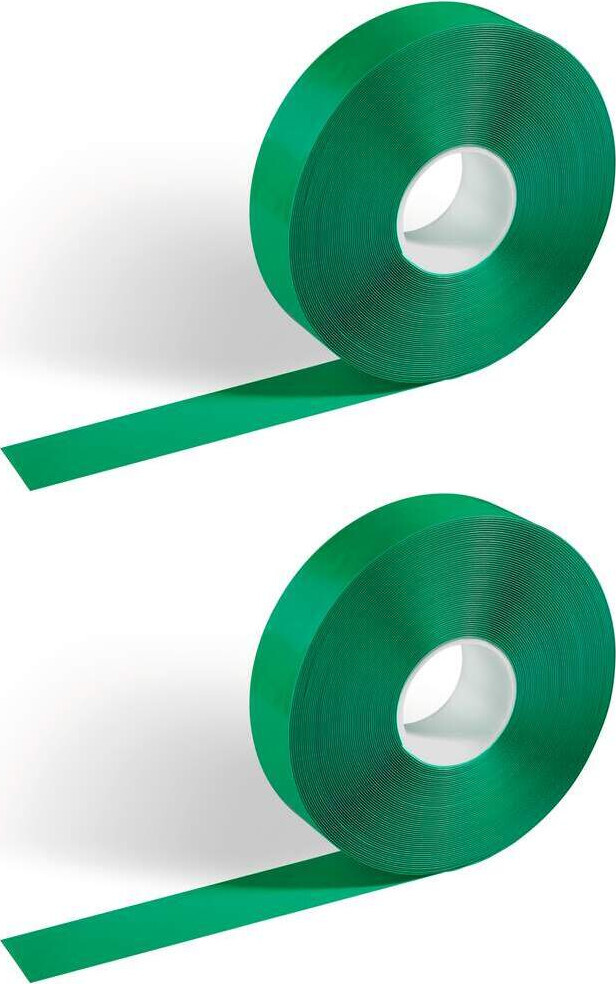 2x Taśma ostrzegawcza podłogowa Durable Duraline, 50mmx30m, zielony