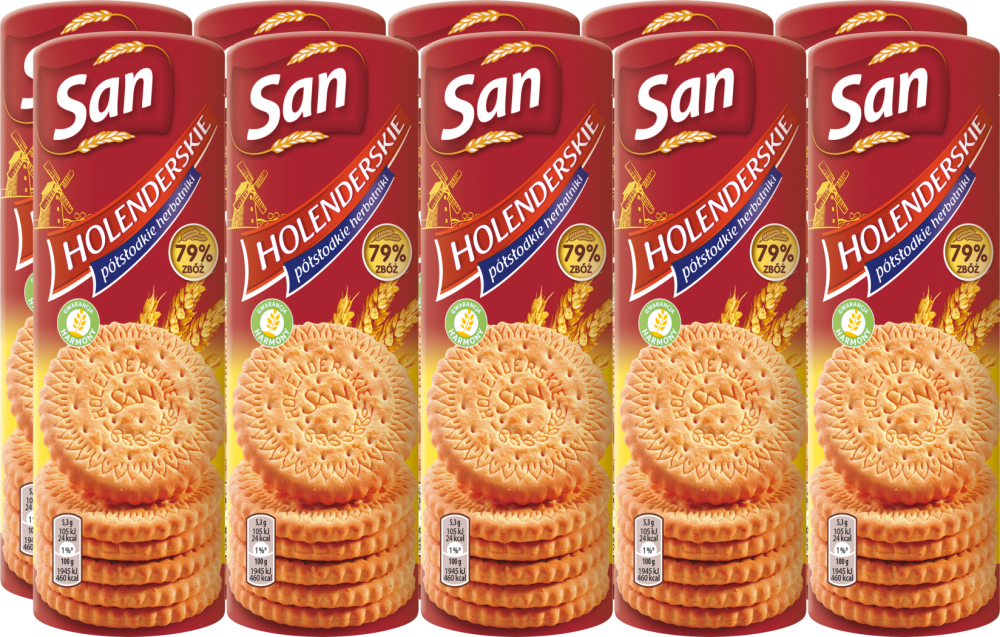 10x Ciastka San Holenderskie, 150g
