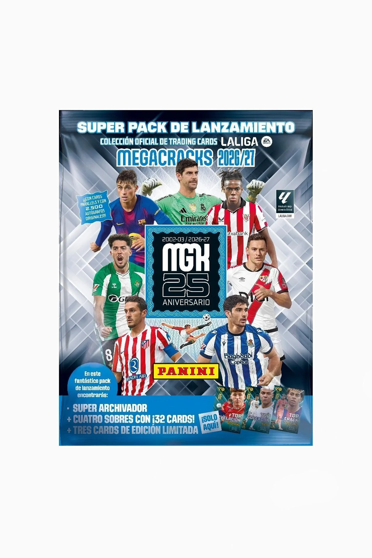 Album kart Panini LaLiga 2026/27 Megacracks