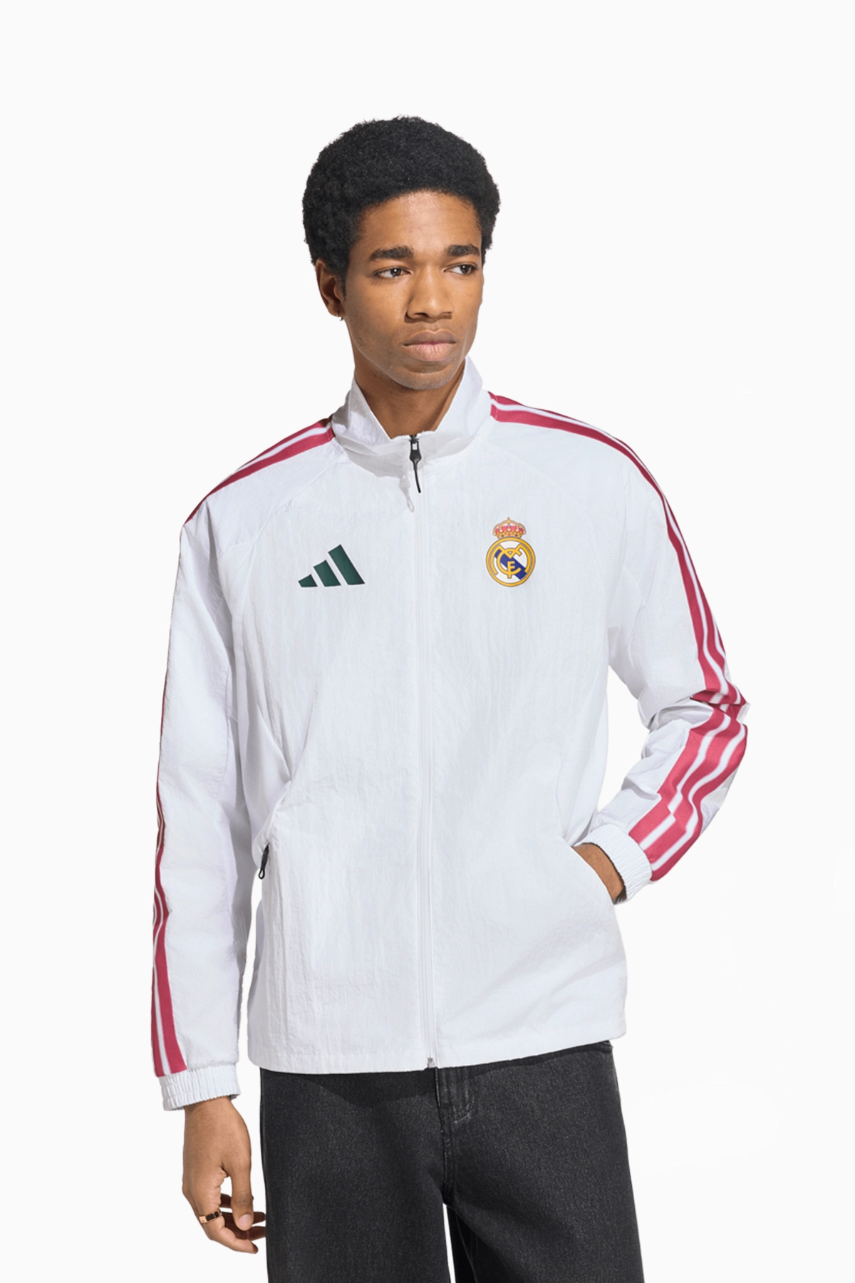 Bluza adidas Real Madryt 26/27 Anthem - Biały