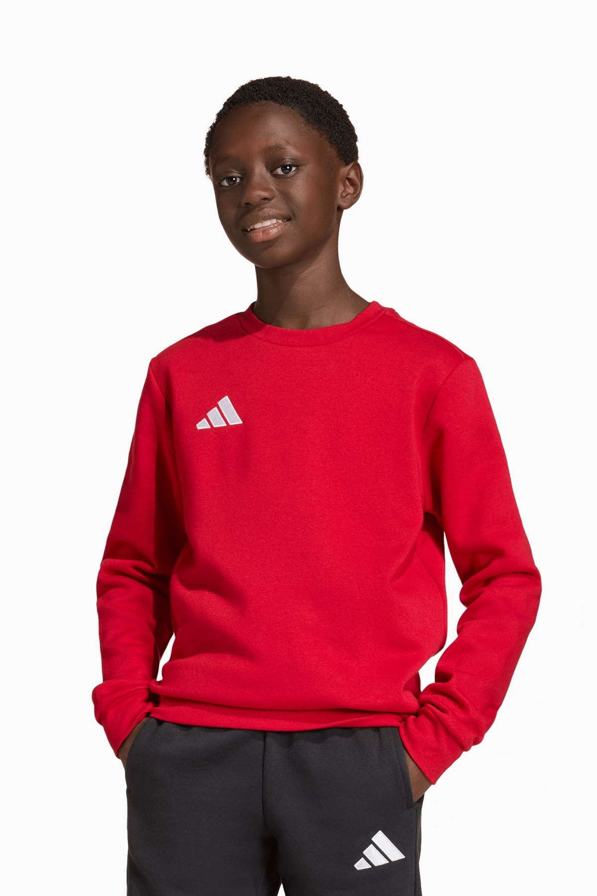 Bluza adidas Entrada 26 Sweat Junior - Czerwony