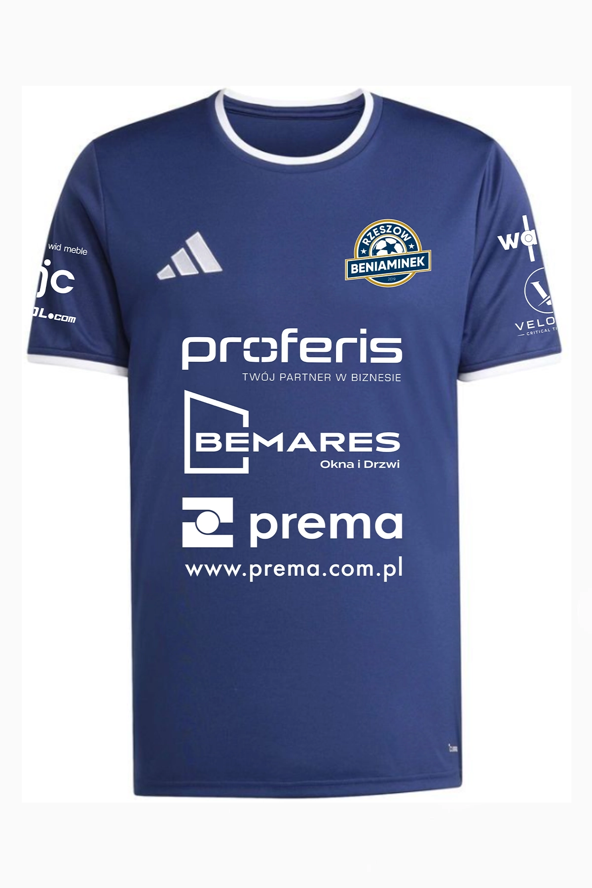 Koszulka meczowa adidas Beniaminek Rzeszów - Granatowy