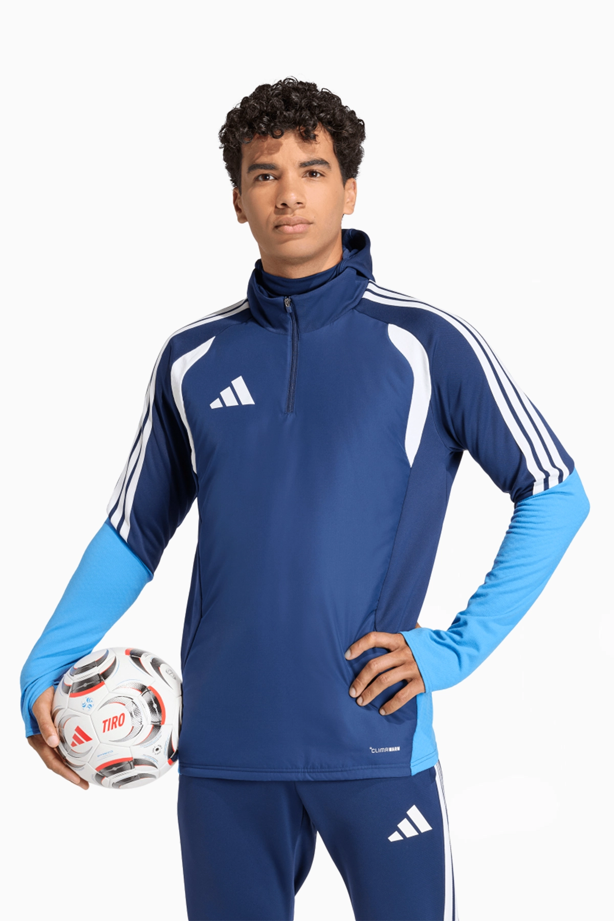 Bluza z kapturem adidas Tiro 26 Competition Winterized - Granatowy