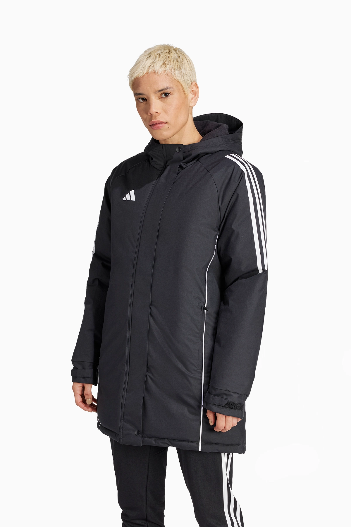Kurtka adidas Tiro 24 Stadium Damska - Czarny