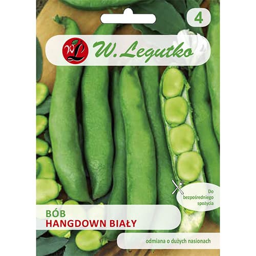 Fazuľa záhradná Hangdown Biela - : Monžstvo balíkov: 50 g