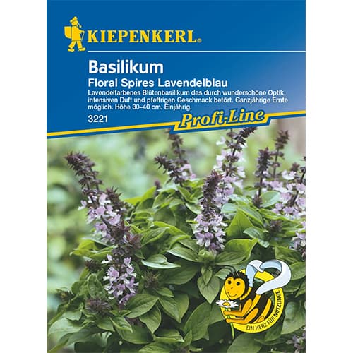 1 szt, Basilikum Floral Spires Lavendelblau - Samen: Ilość w opakowaniu: 1 Stück