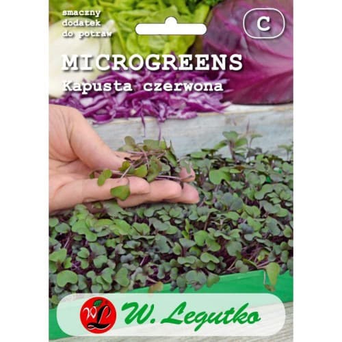 1 szt, Microgreen - Rotkohl - Samen: Ilość w opakowaniu: 4 g