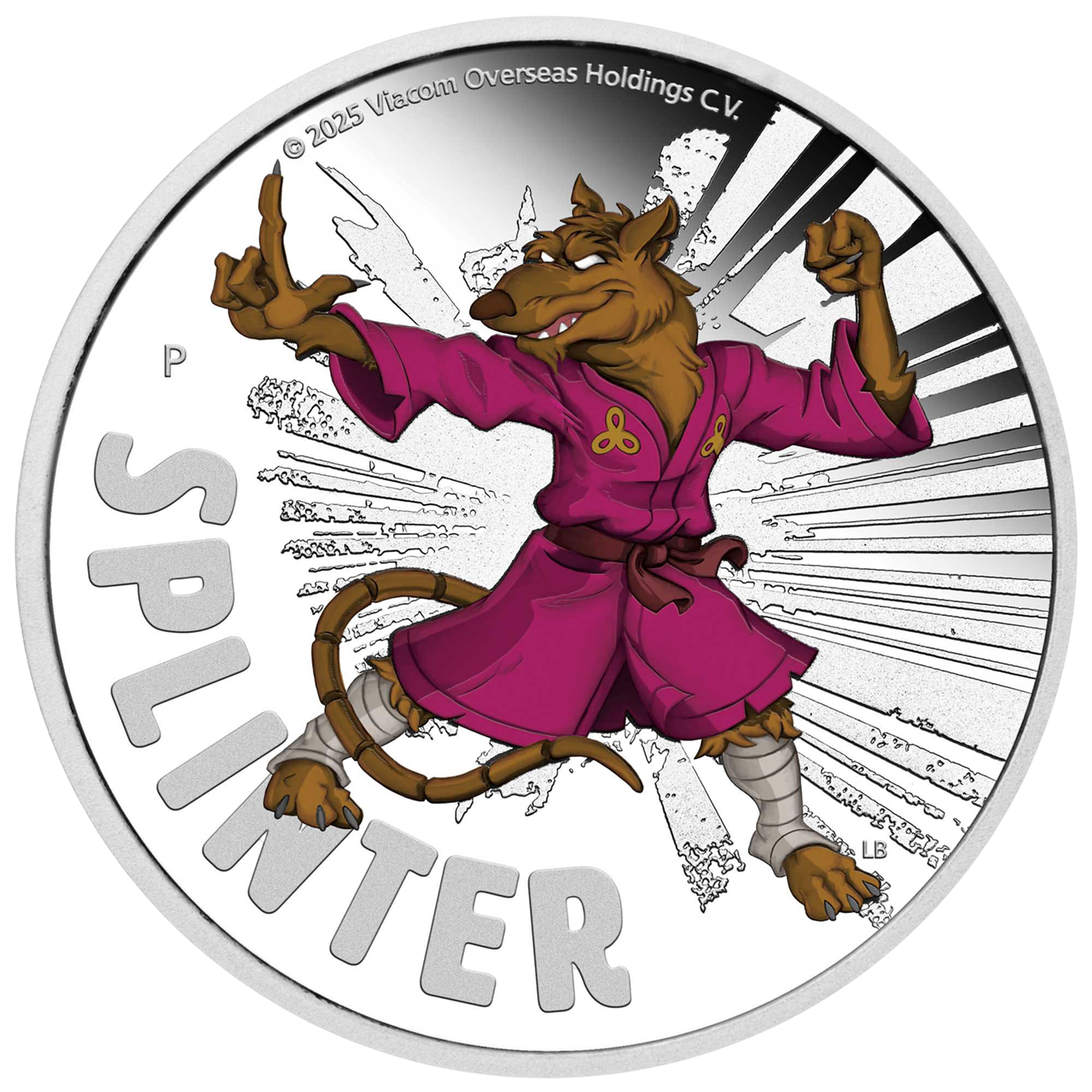 Srebrna moneta Wojownicze Żółwie Ninja: Master Splinter 2025 - wysyłka 24 h! - Mennica Skarbowa