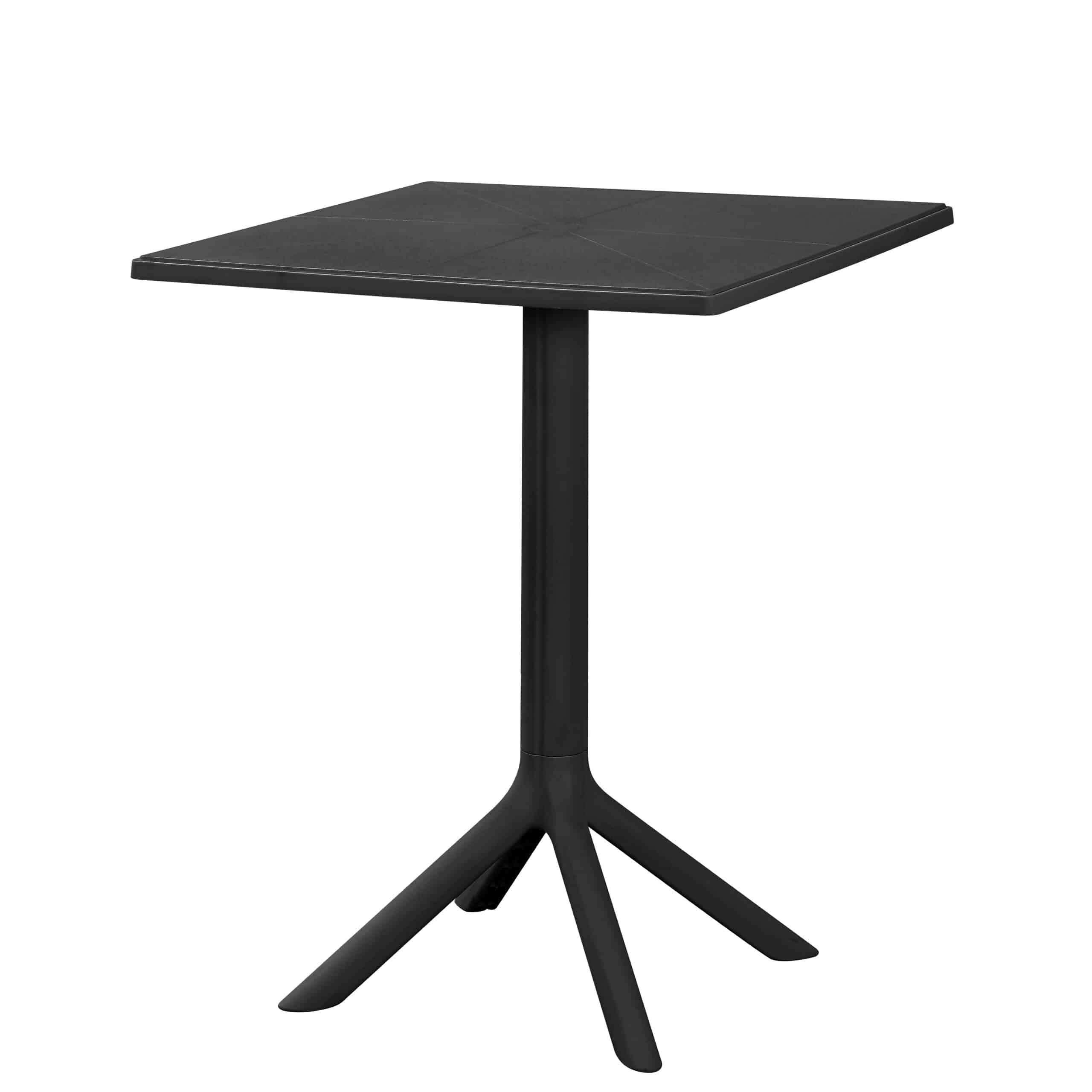 Stolik ogrodowy Solo PP stół zewnętrzny 60x60cm - czarny
