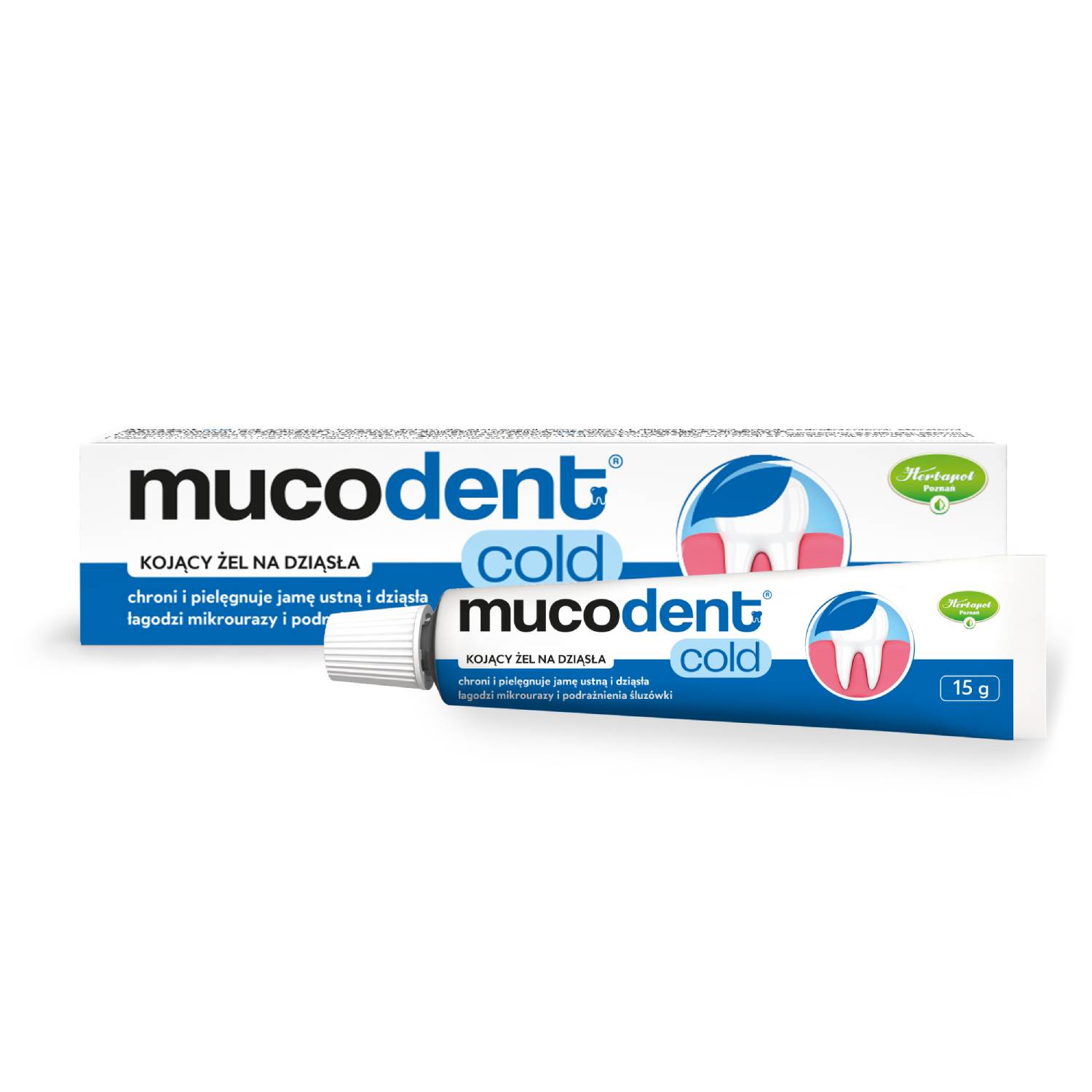 Mucodent cold (dawniej mucosit dent), kojący żel na dziąsła, 15 g