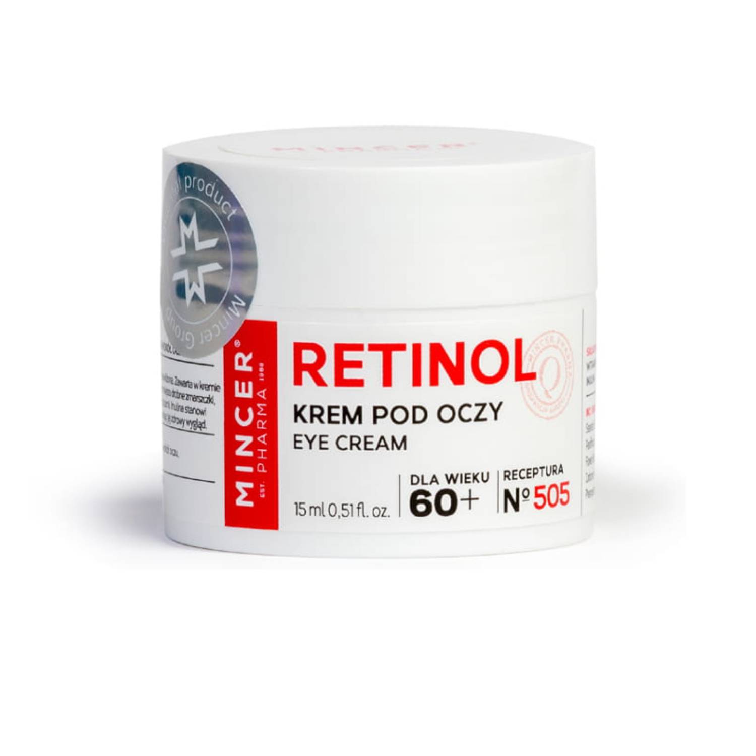 Mincer pharma retinol - krem pod oczy 60+, 15 ml
