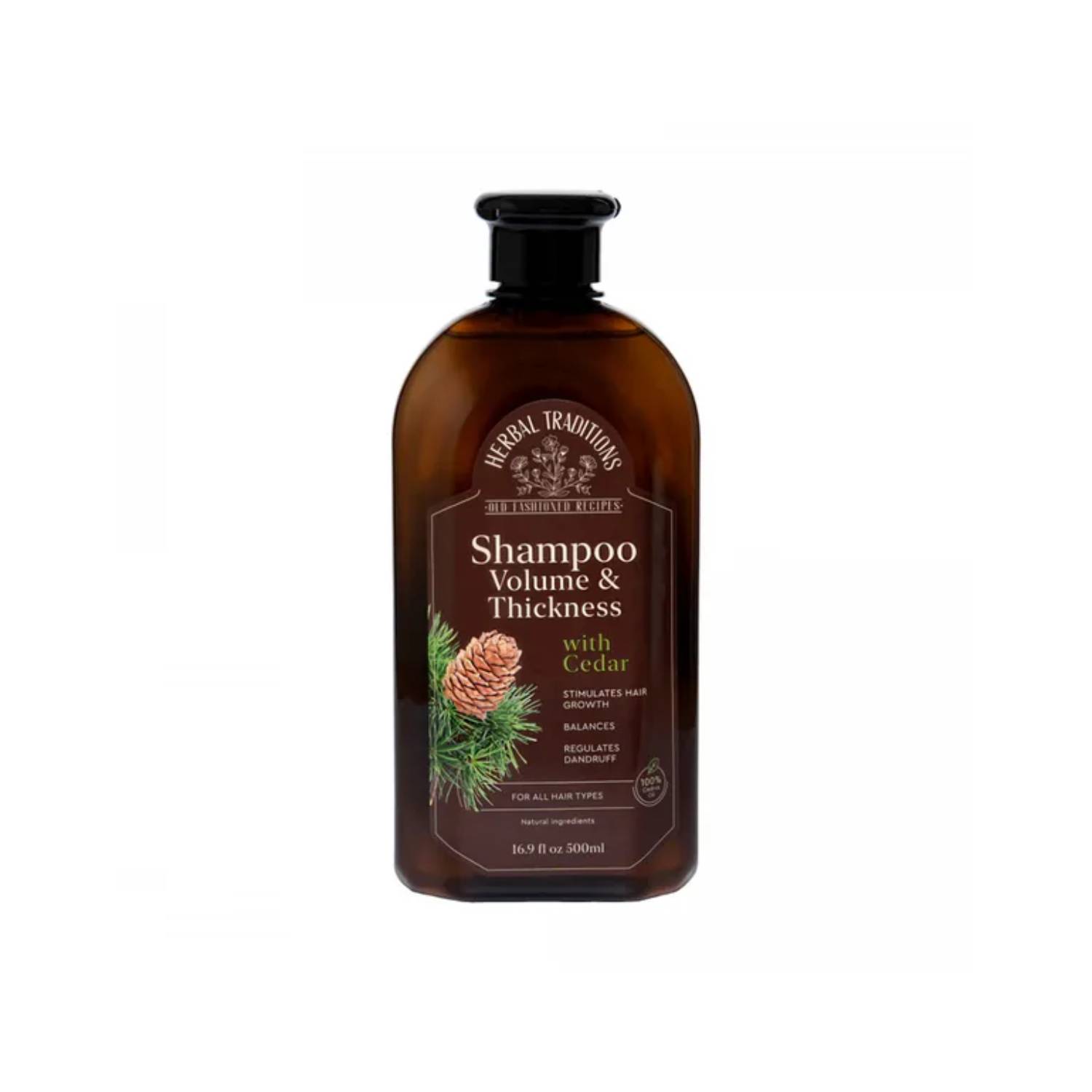Herbal traditions - szampon cedrowy na objętość, 500 ml