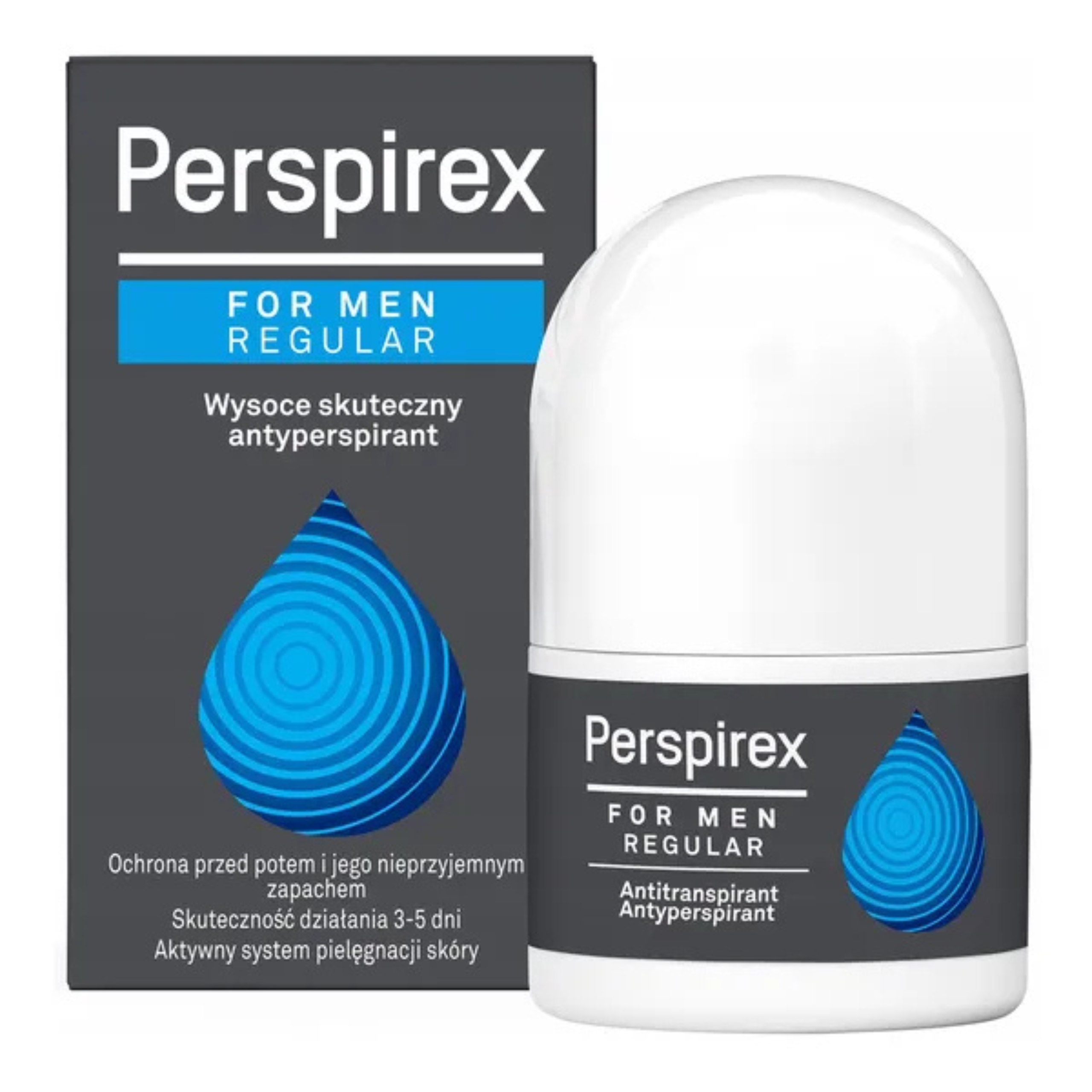 Perspirex men regular - antyperspirant roll-on, 20 ml