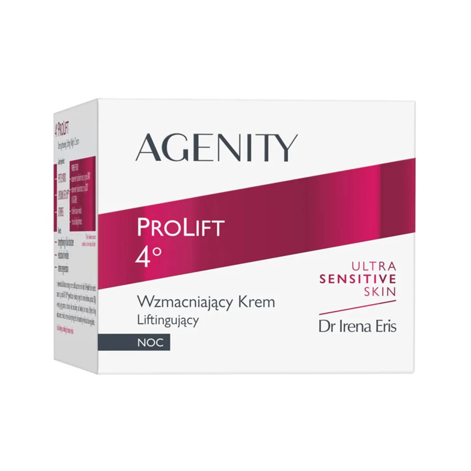 Agenity prolift 4°- krem wzmacniający liftingujący na noc, 50 ml