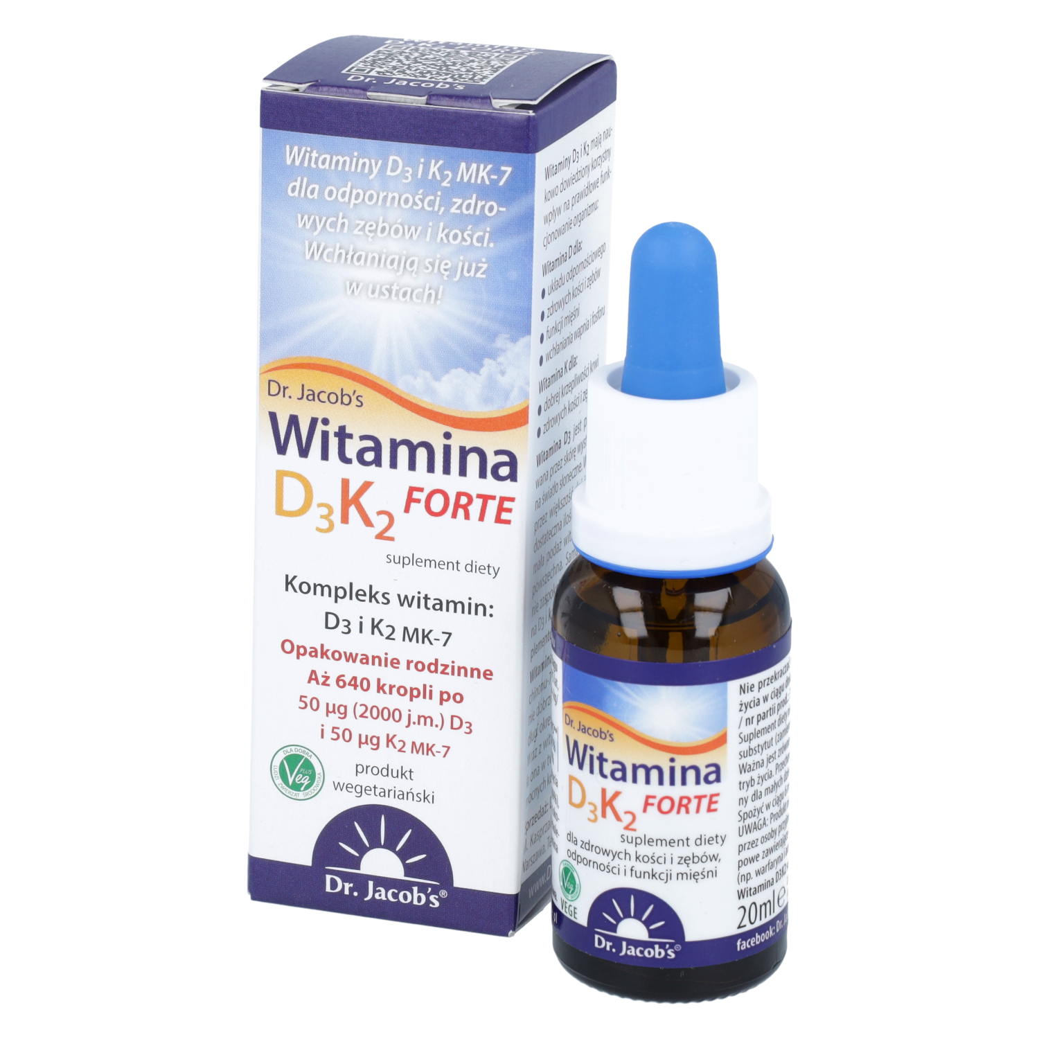 Dr jacobs witamina d3 k2 forte, 20 ml