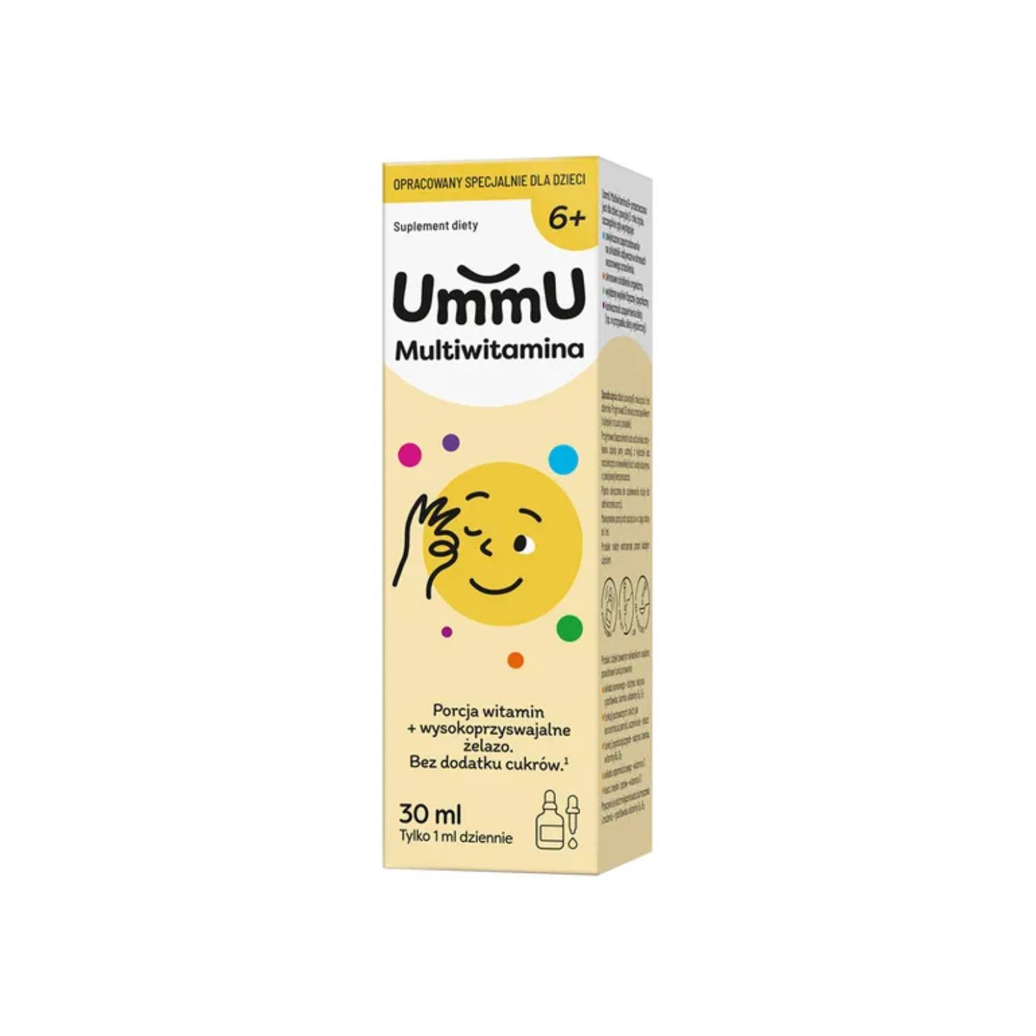 Ummu multiwitamina 6+, 30 ml