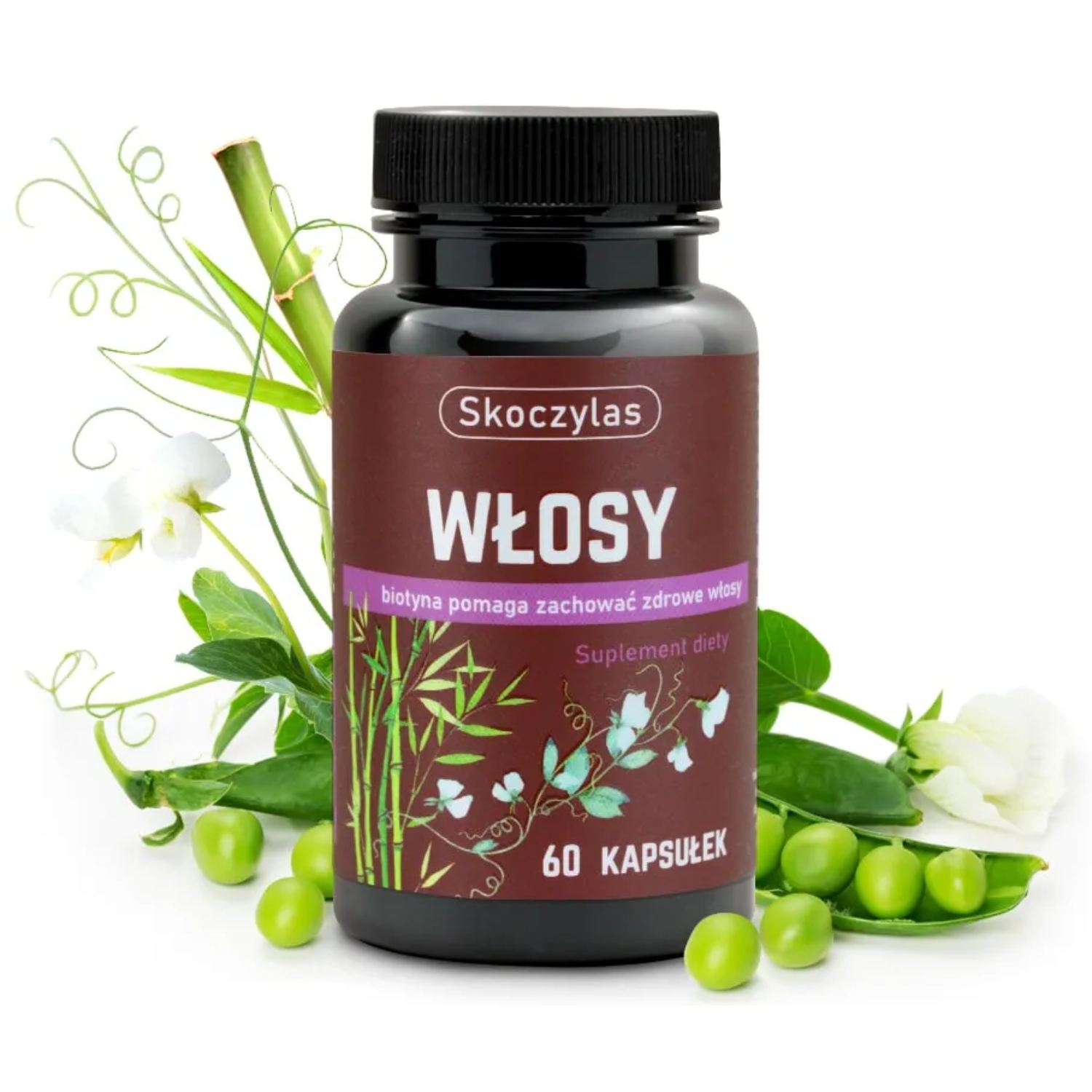 Skoczylas włosy, 60 kapsułek