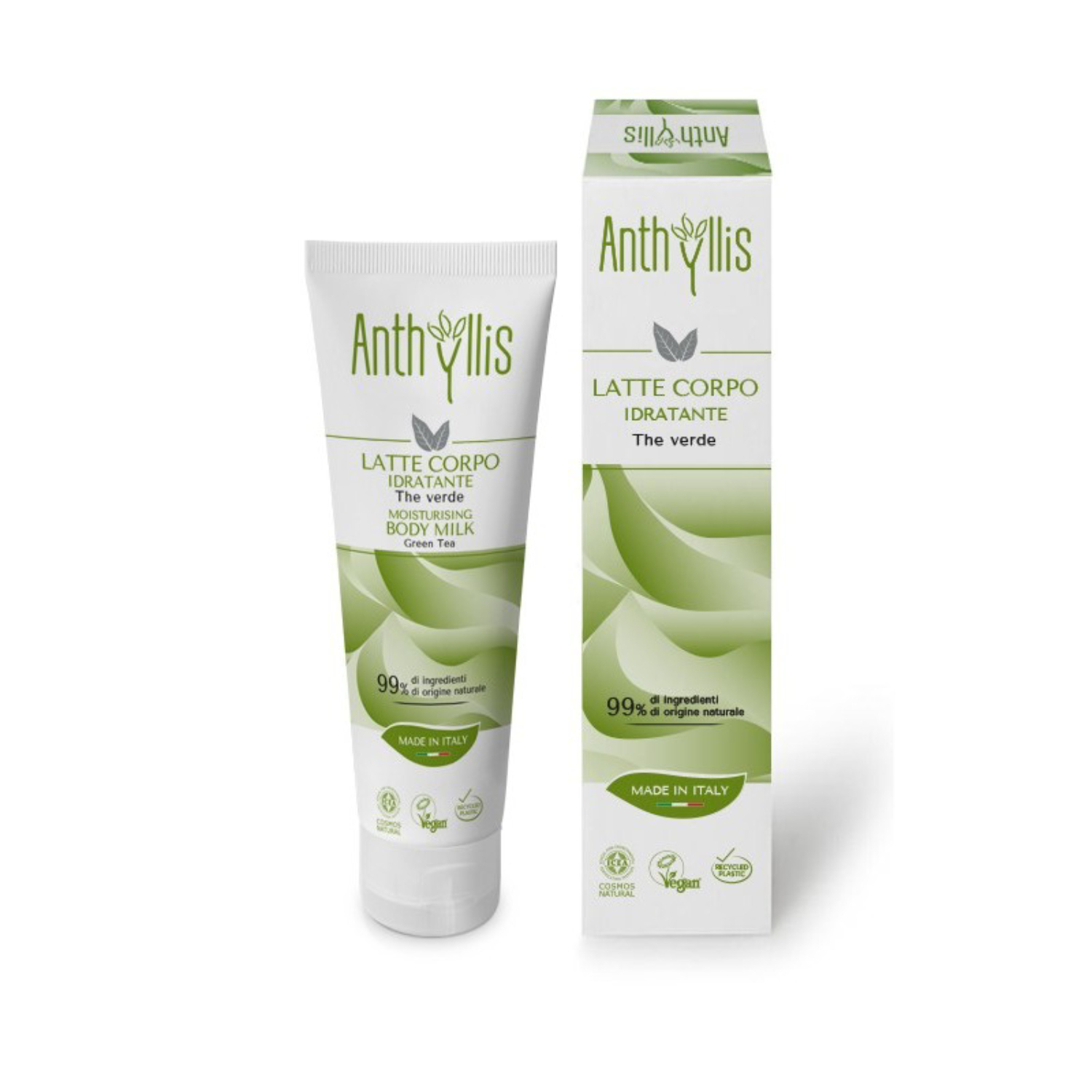 Anthyllis - nawilżające mleczko do ciała z zieloną herbatą i organicznym masłem shea, 150 ml