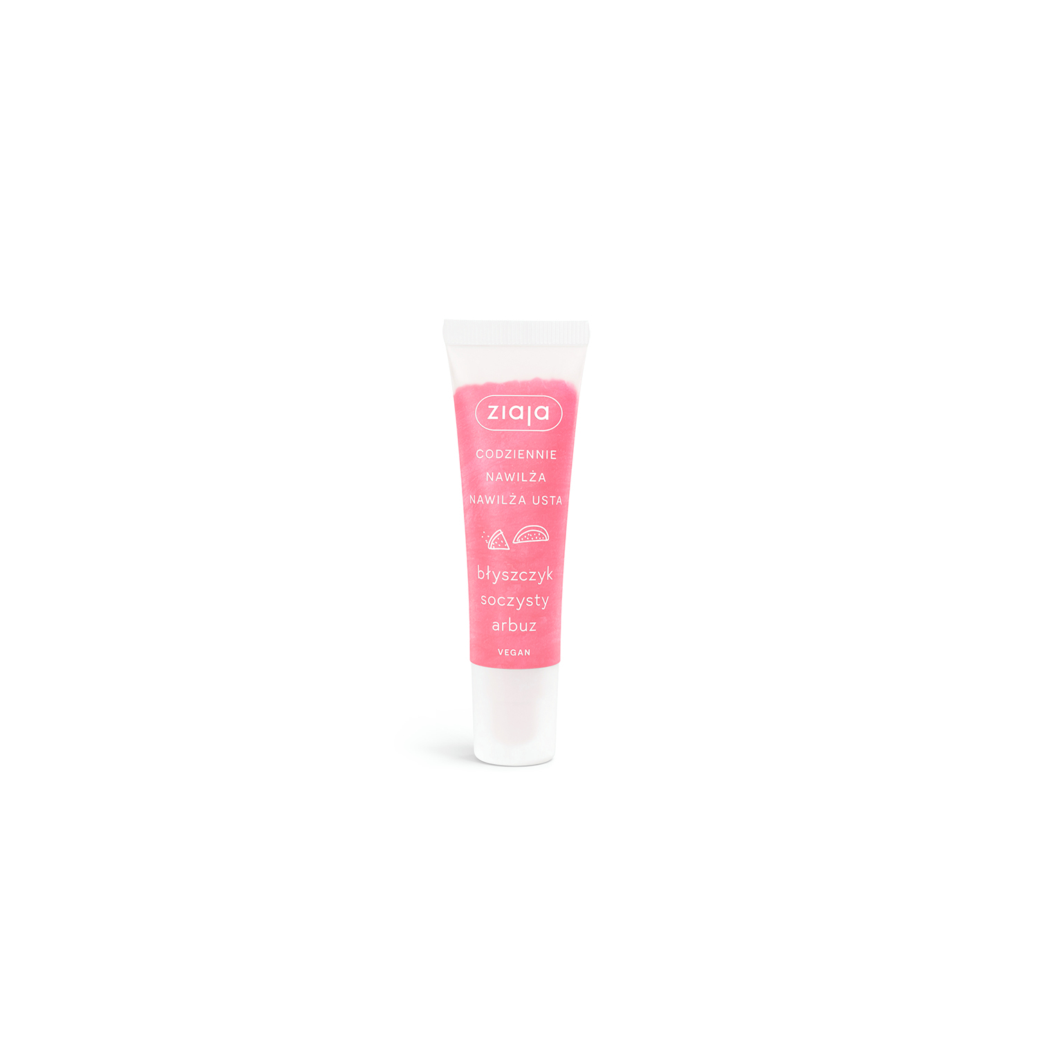 Ziaja - błyszczyk soczysty arbuz, 12 ml