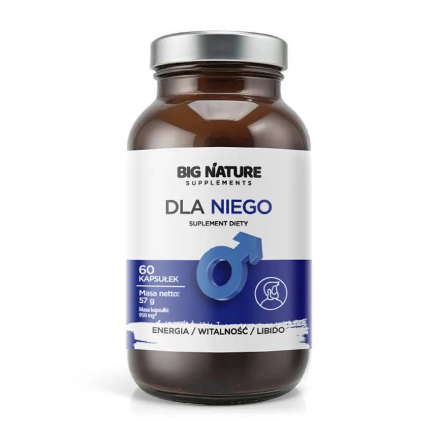 Big nature dla niego, 60 kapsułki