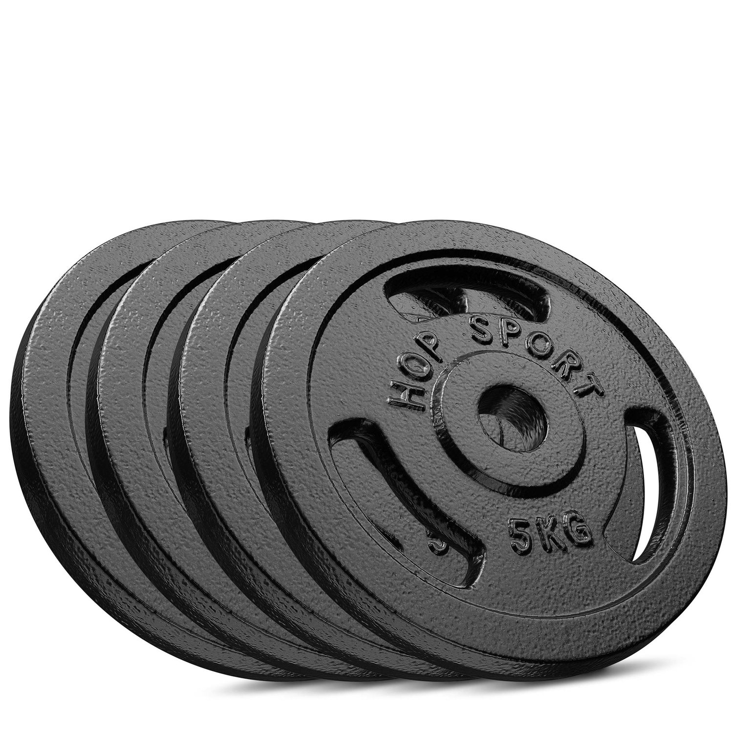 Ensemble de disques de poids en fonte 20 kg 4 x 5 kg