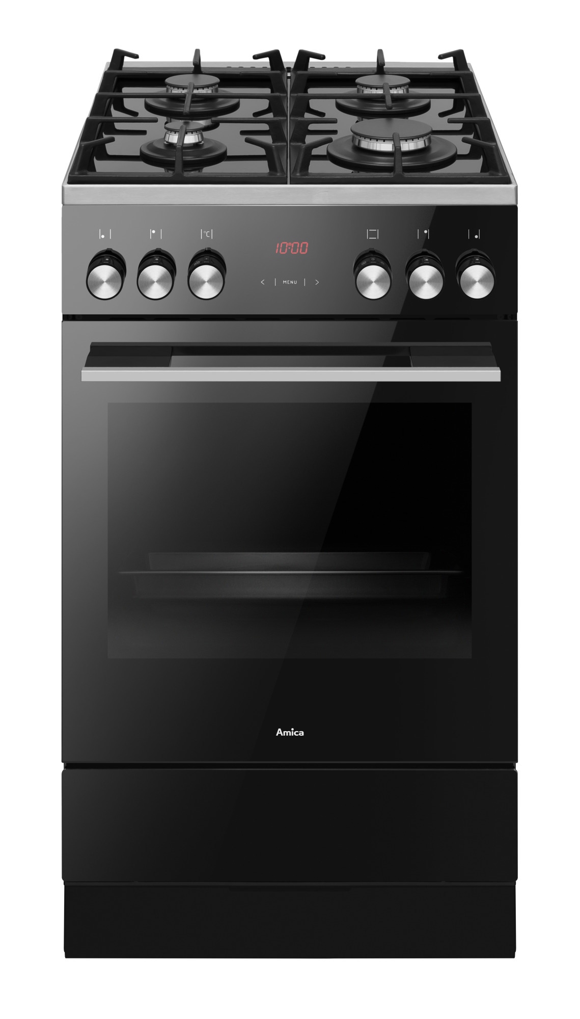 Kuchnia gazowo-elektryczna Amica 514GcES3.33ZpTsA(XvL) PIZZA 50 cm Czarny