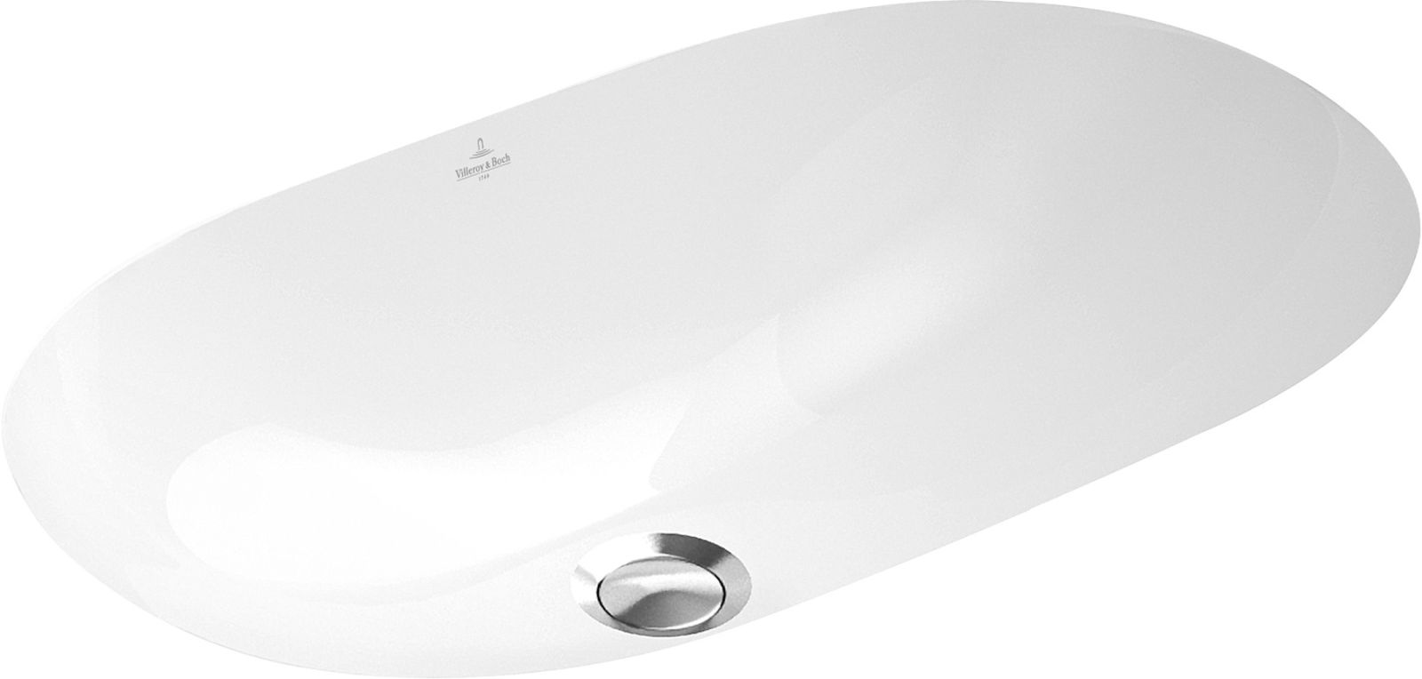 Villeroy & Boch O.Novo umywalka 60x35 cm podblatowa owalna Weiss Alpin 41626001 - Wysyłka w 24h