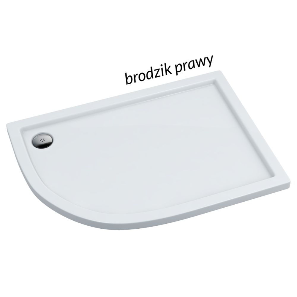 Schedpol Caspar brodzik prostokątny 100x80 cm biały 3.272