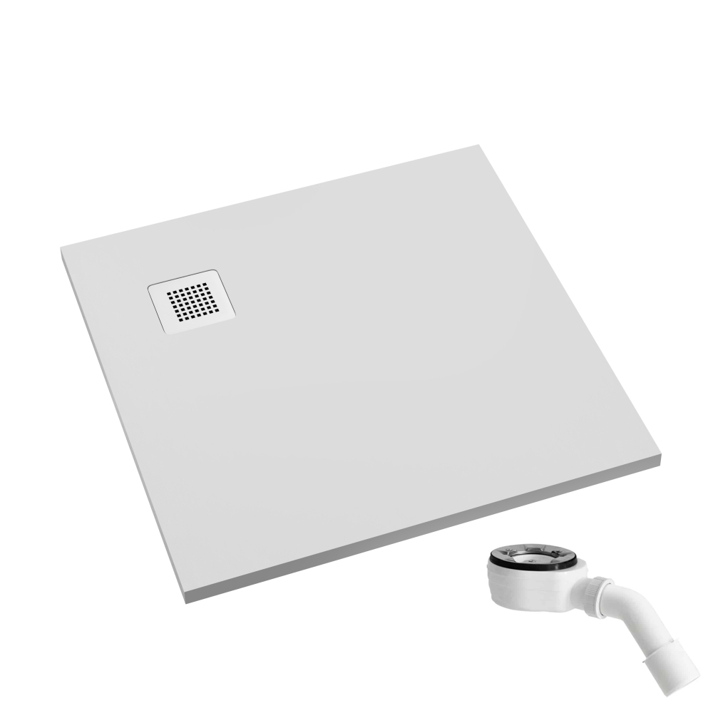 Schedpol Kalait Smooth White brodzik kwadratowy 100x100 cm biały 3.3102-M2