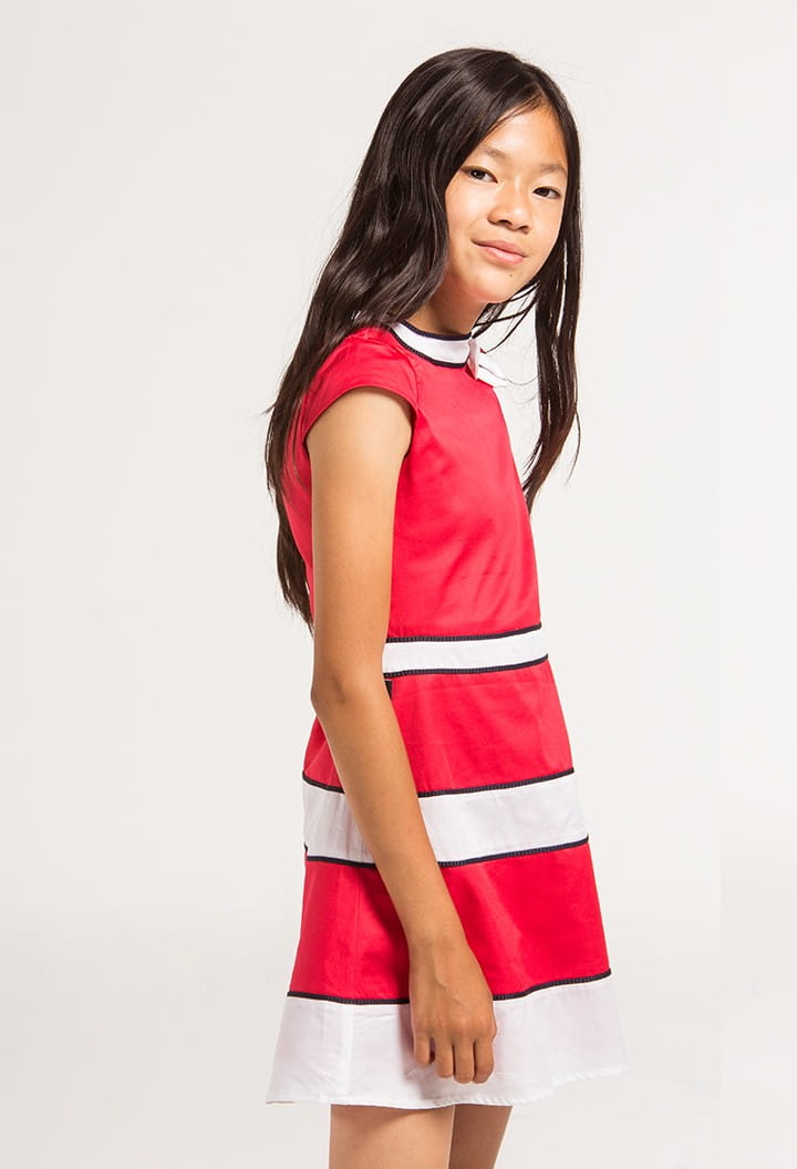 BOBOLI 727073 Bawełniana sukienka czerwona