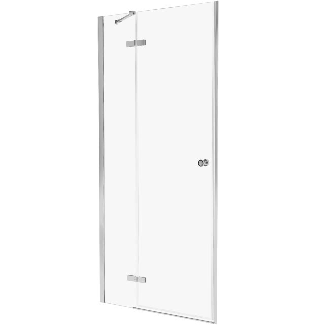 NEW TRENDY Drzwi prysznicowe KALIBRA 120x195 uchylne lewe chrom D-100