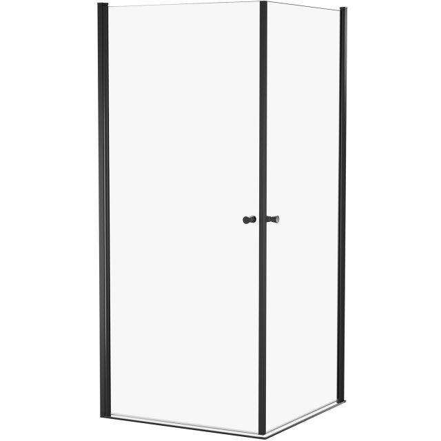 NEW TRENDY Kabina prysznicowa prostokątna SUPERIA BLACK 2D 80x90x195