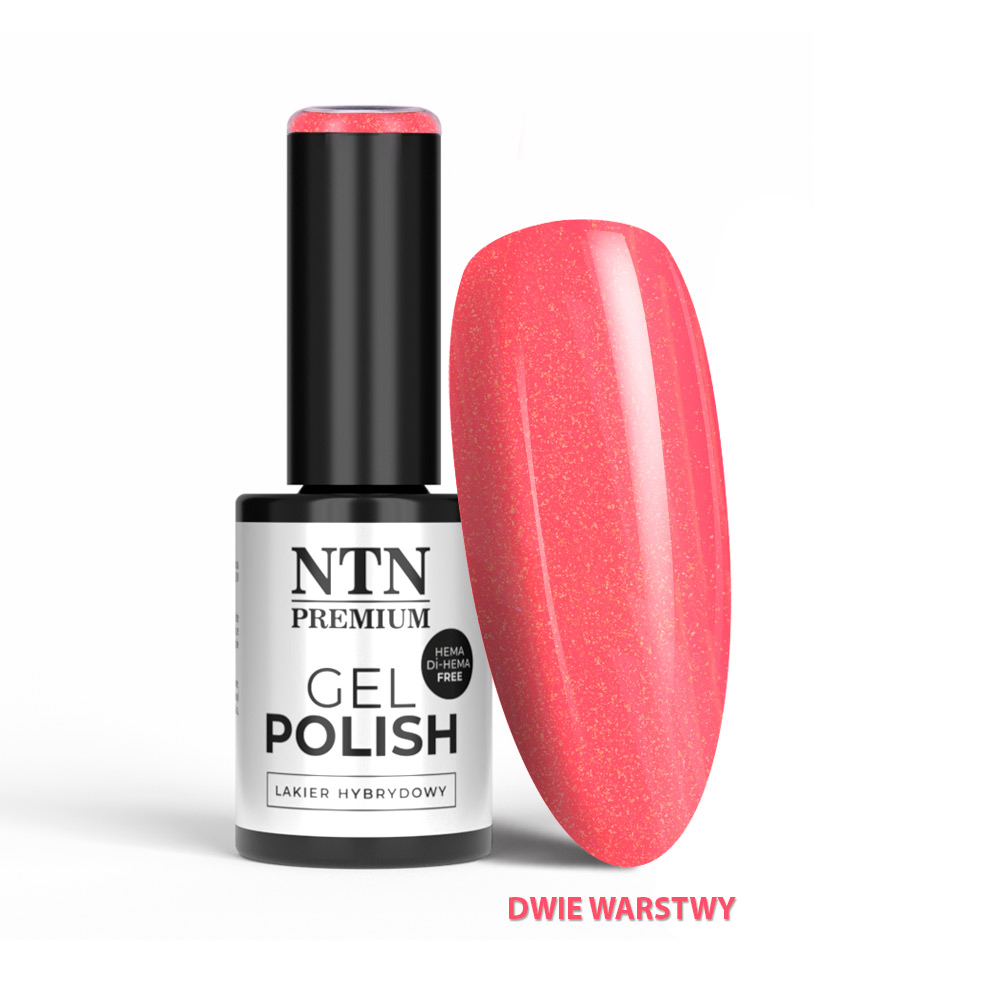 Lakier hybrydowy LED/UV Gel Polish Reds Nr 554 Limited Edition NTN Premium HEMA/Di-HEMA Free 5g