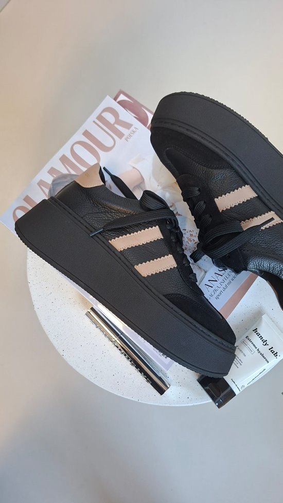 Sneakers SN41 - 14 Czarny / Beż