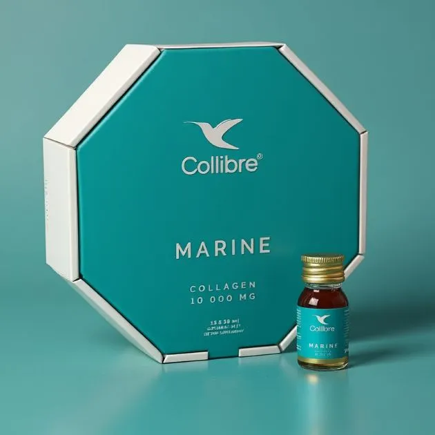Kolagen Collibre Marine (15 butelek) kolagen morski o skuteczności potwierdzonej badaniami (Zawartość zestawu: 15 butelek x 30ml)