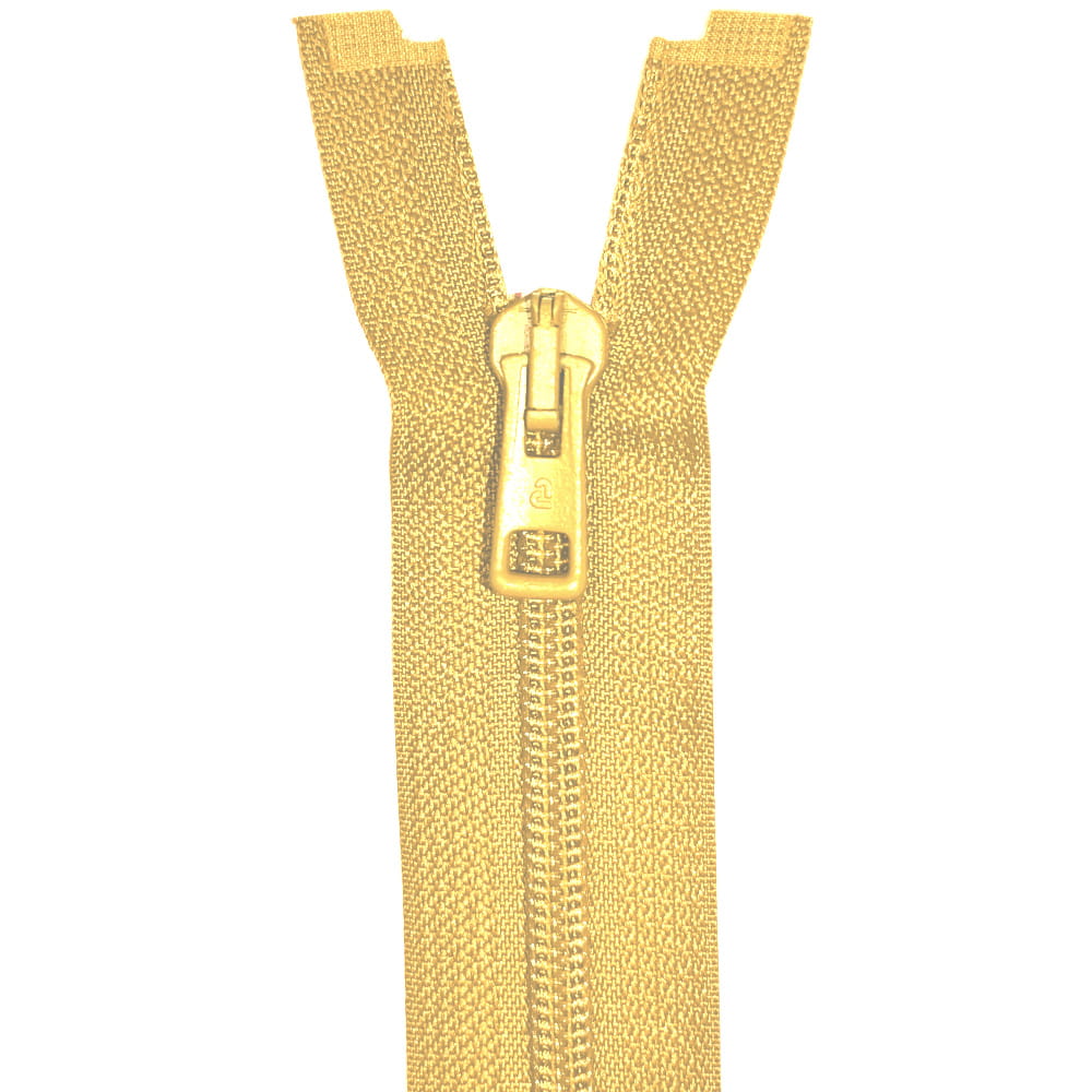 Zamek spiralny stały 18-20cm kol. pastelowy żółty