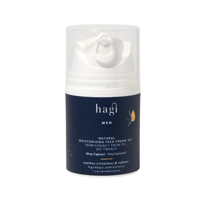 Hagi Nawilżający Krem-Żel do Twarzy Ahoj Kapitanie, 50 ml