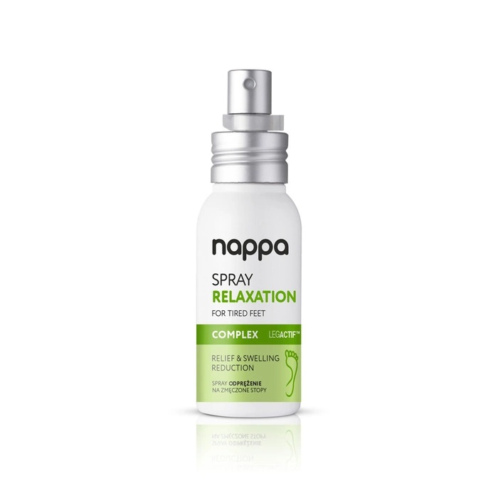 Silcare Nappa Mocznik Spray odprężający kompleks LEGACTIF na zmęczone stopy, 55 ml