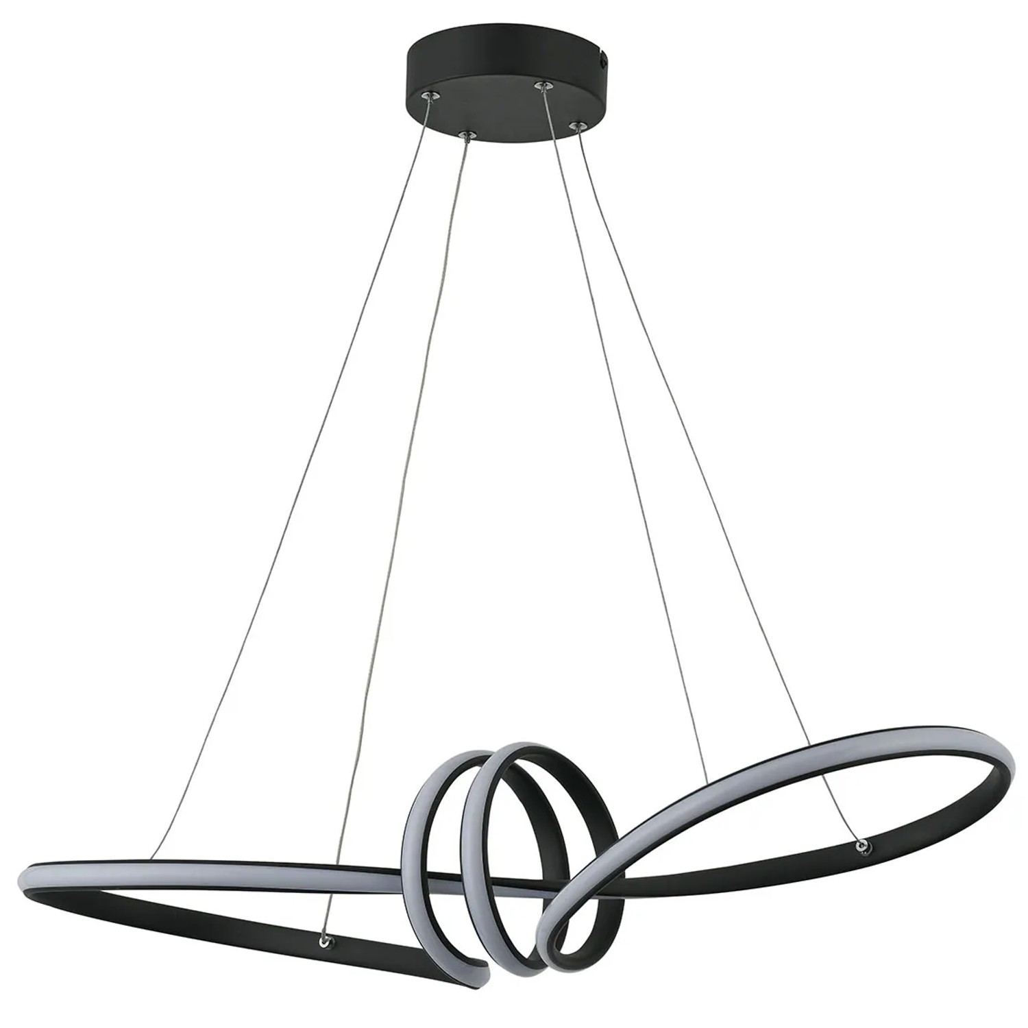 Reality Lampa wisząca LED CANBERA 40W 4000K 3200lm czarna
