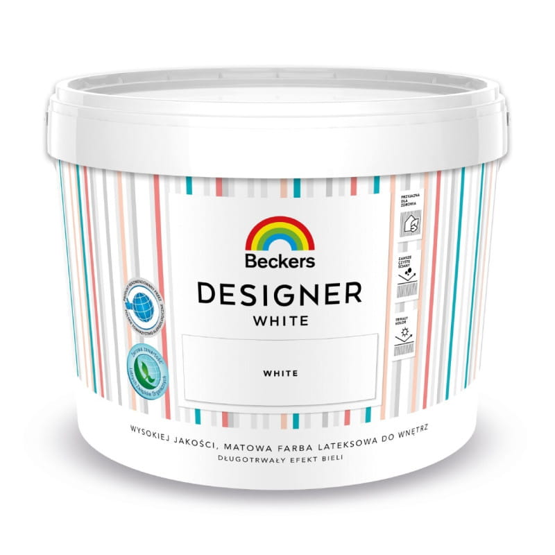 FARBA LATEKSOWA BECKERS DESIGNER WHITE 10 L