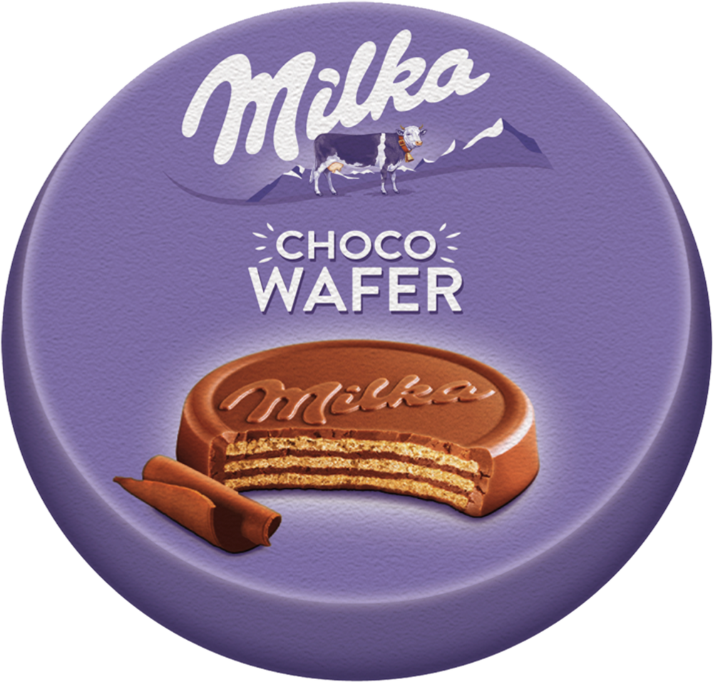 Outlet: ZGNIECIONY Wafel Milka Choco Wafer, kakaowy, 30g