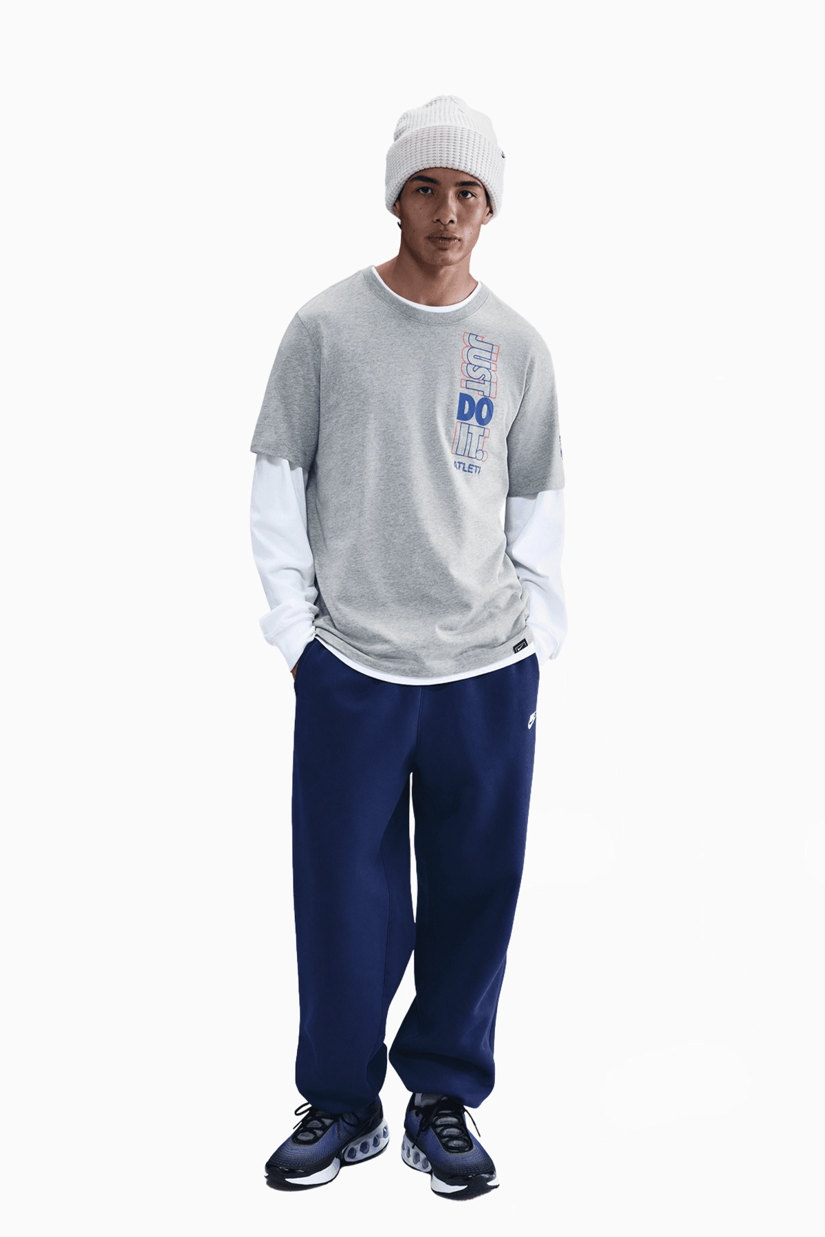 Koszulka Nike Atletico Madryt 25/26 Just Do It - Szary