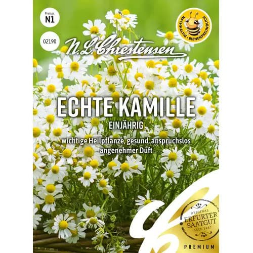 1 szt, Echte Kamille Chrestensen - Samen: Ilość w opakowaniu: 1 Stück