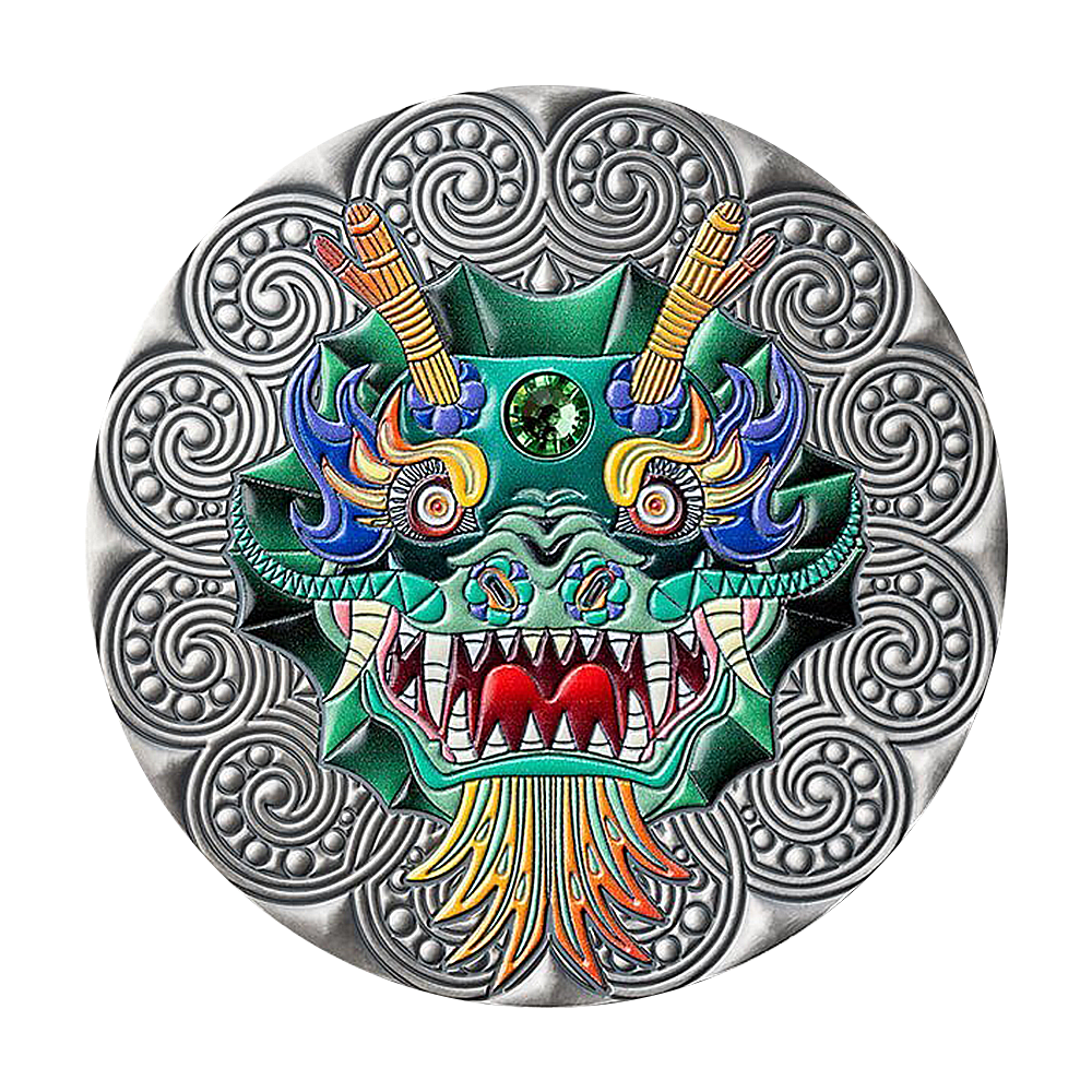 Srebrna moneta Mandala Collection: Dragon 2 uncje 2024 - wysyłka 24 h! - Mennica Skarbowa